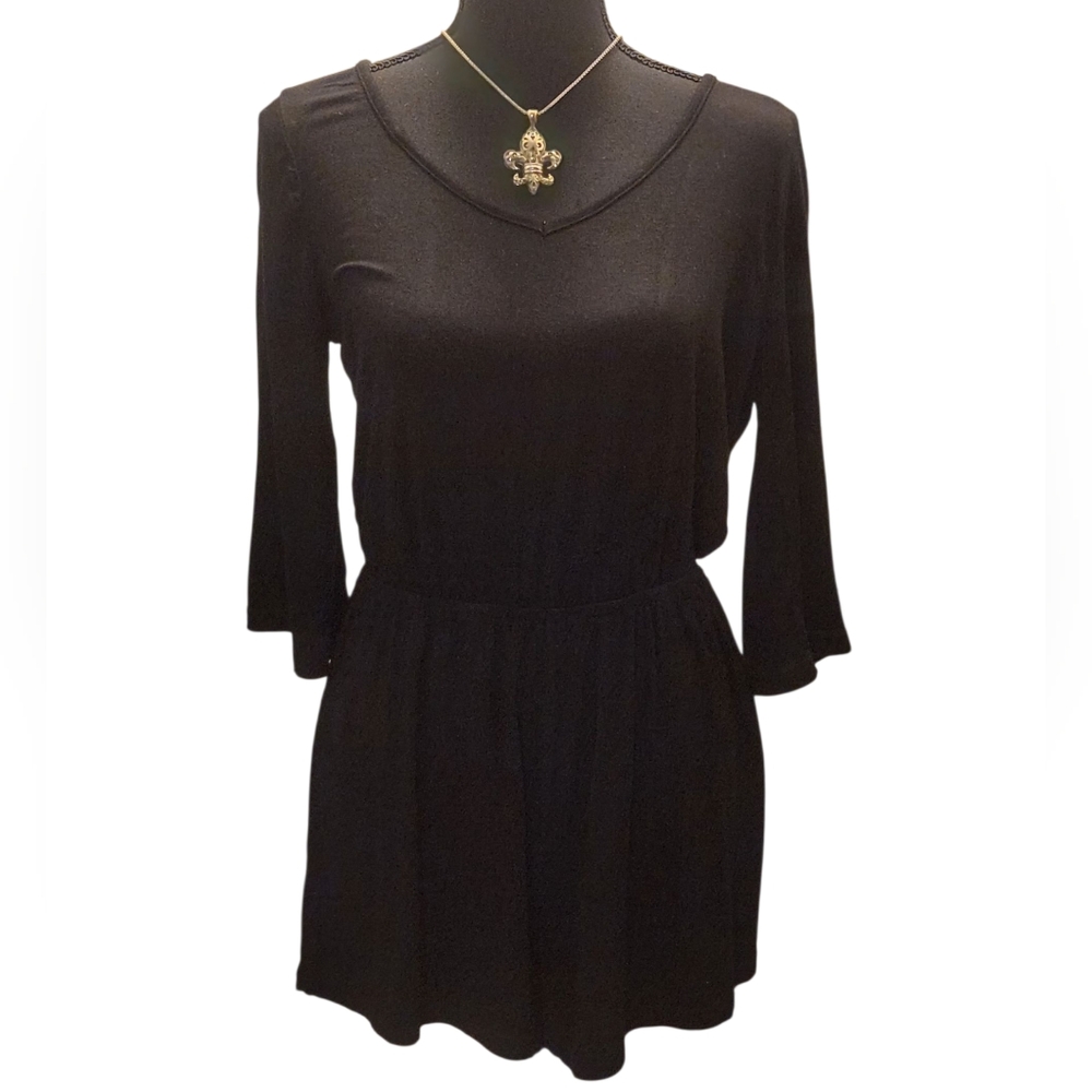 SUNNOW Women's Sexy Long Sleeves V Neck Backless Short Romper Jumpsuit 